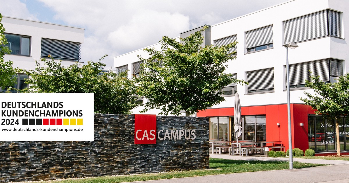 Auszeichnung „Deutschlands Kundenchampions“ für die CAS Software CAS
